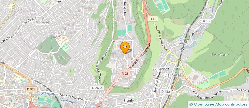 localisation de l'entreprise ODYSSEE IMMOBILIER PARTICIPATIONS à ROUEN