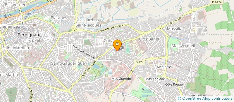 localisation de l'entreprise ODYSSEE IMMOBILIER SARL à PERPIGNAN