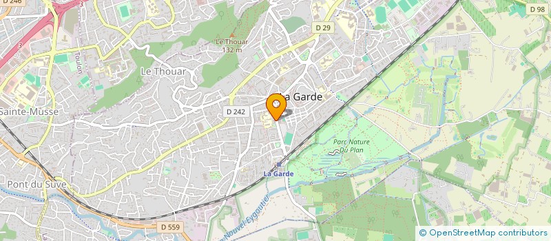 localisation de l'entreprise ODYSSEE INVEST à LA GARDE