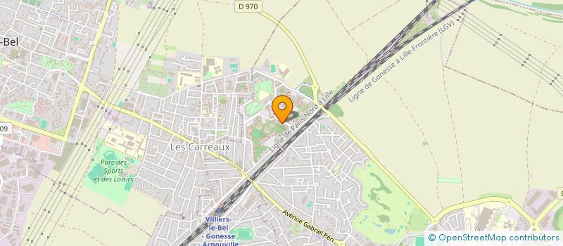 localisation de l'entreprise ODYSSEE LIMOUSINES à GONESSE