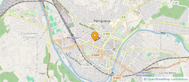 localisation de l'entreprise ODYSSEE PAIE  PERIGUEUX