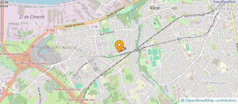 localisation de l'entreprise ODYSSEE SANTE à BOUGUENAIS