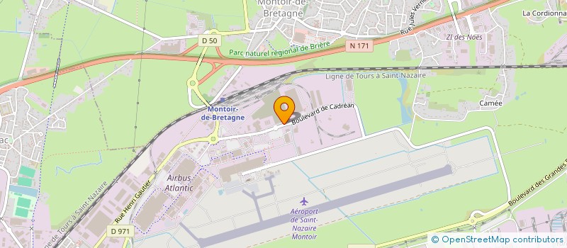 localisation de l'entreprise ODYSSEE SERVICES à MONTOIR-DE-BRETAGNE