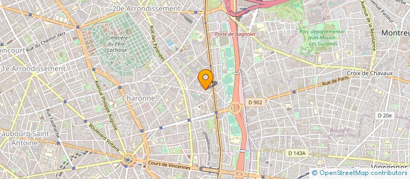 localisation de l'entreprise ODYSSEE THEATRE  PARIS