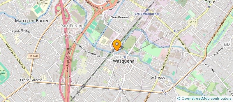 localisation de l'entreprise ODYSSEE TRAVAUX à WASQUEHAL