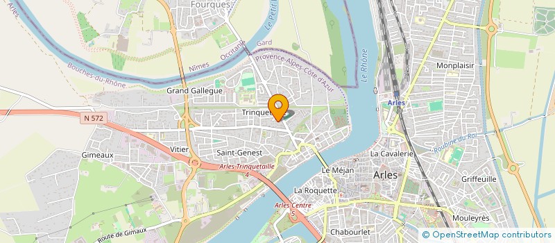 localisation de l'entreprise ODYSSEES à ARLES