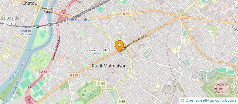 localisation de l'entreprise ODYSSEES EQUITABLES OBJECTIF 21EME SIECLE à RUEIL-MALMAISON