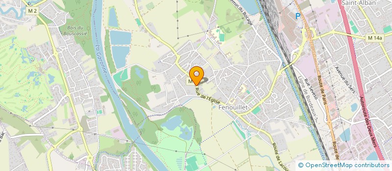 localisation de l'entreprise ODYSSEIA  FENOUILLET