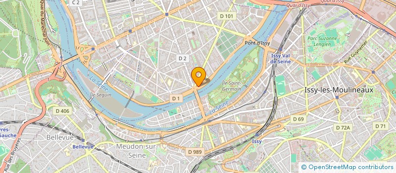localisation de l'entreprise ODYSSENS à BOULOGNE-BILLANCOURT