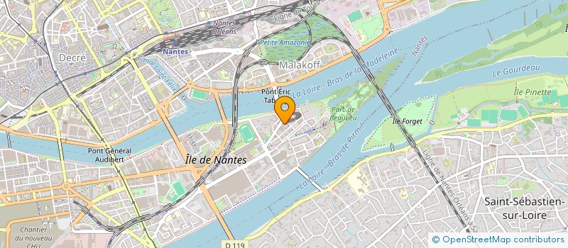 localisation de l'entreprise ODYSSEO à NANTES