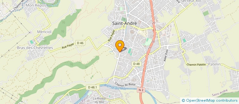 localisation de l'entreprise ODYSSEUS à SAINT-ANDRE