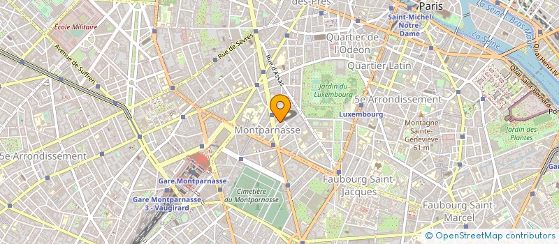 localisation de l'entreprise ODYSSEUS à PARIS