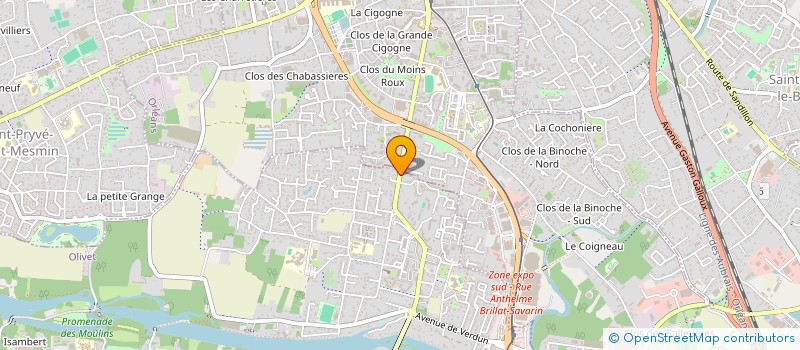 localisation de l'entreprise ODYSSEUS à OLIVET