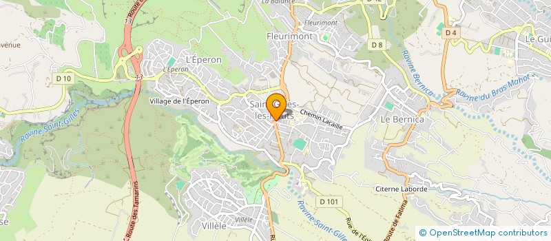 localisation de l'entreprise ODYSSEUS  SAINT-PAUL