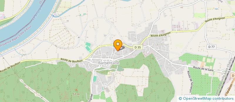 localisation de l'entreprise ODYSSEUS CAPITAL  BARBENTANE