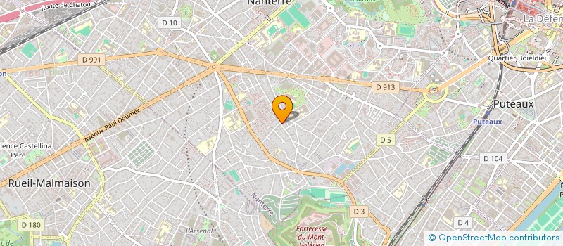 localisation de l'entreprise ODYSSEUS EXPORT  NANTERRE