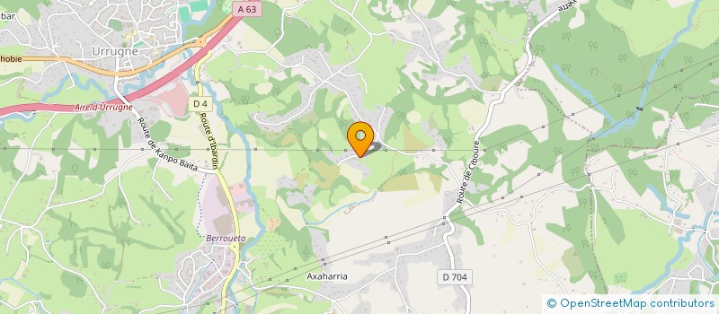 localisation de l'entreprise ODYSSEY à URRUGNE