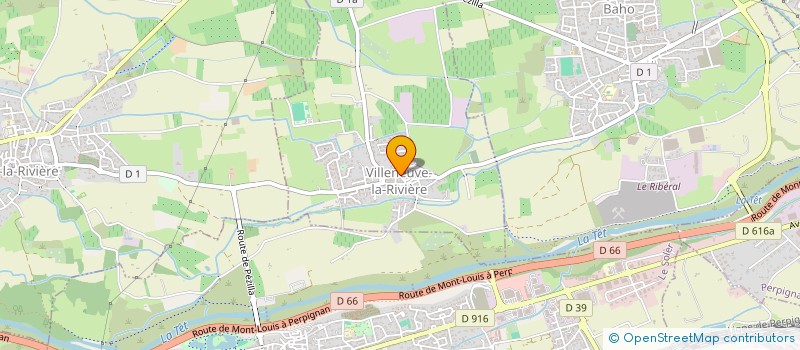 localisation de l'entreprise ODYSSEY COSPLAY 66  VILLENEUVE-LA-RIVIERE