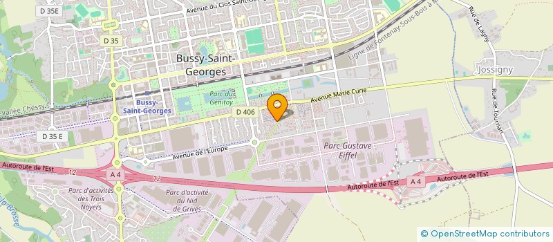 localisation de l'entreprise ODYSSEY TECHNOLOGY  BUSSY-SAINT-GEORGES