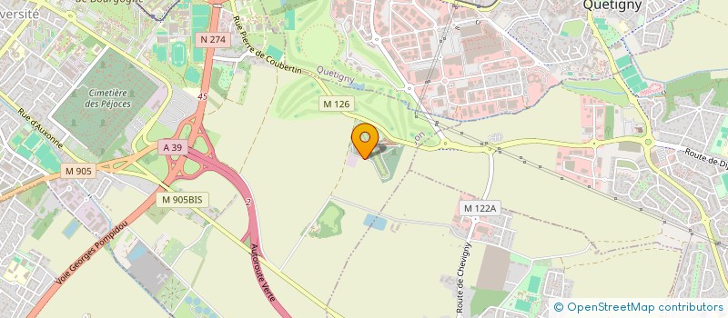 localisation de l'entreprise ODYSSIS-CREMATORIUM DE DIJON METROPOLE à DIJON