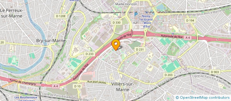 localisation de l'entreprise OE MARKETING à VILLIERS-SUR-MARNE