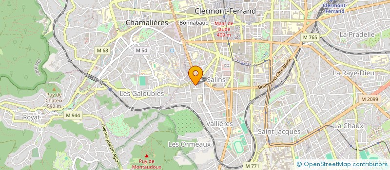 localisation de l'entreprise OECONOMIA  CLERMONT-FERRAND