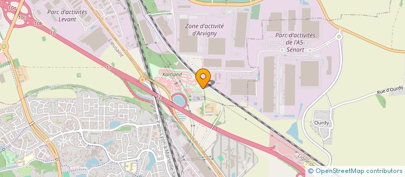 localisation de l'entreprise OEFM  MOISSY-CRAMAYEL