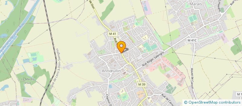 localisation de l'entreprise OEGAZ  ANNULLIN