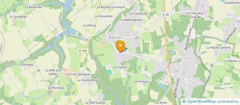 localisation de l'entreprise OEIL CONTRE OEIL  BOBITAL