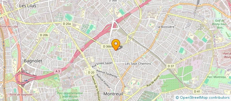 localisation de l'entreprise OEIL DE LYNX à MONTREUIL