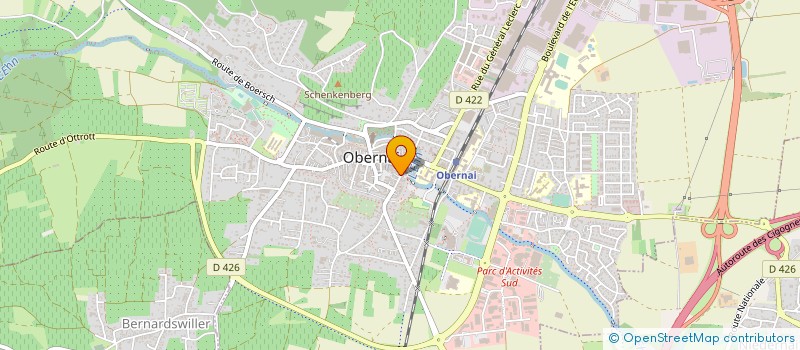 localisation de l'entreprise OEIL DE TIGRE à OBERNAI