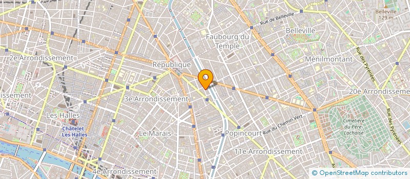 localisation de l'entreprise OEIL DE VERRE PRODUCTIONS à PARIS