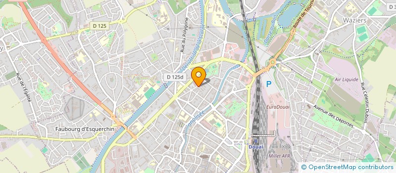 localisation de l'entreprise OEIL DU TIR  DOUAI