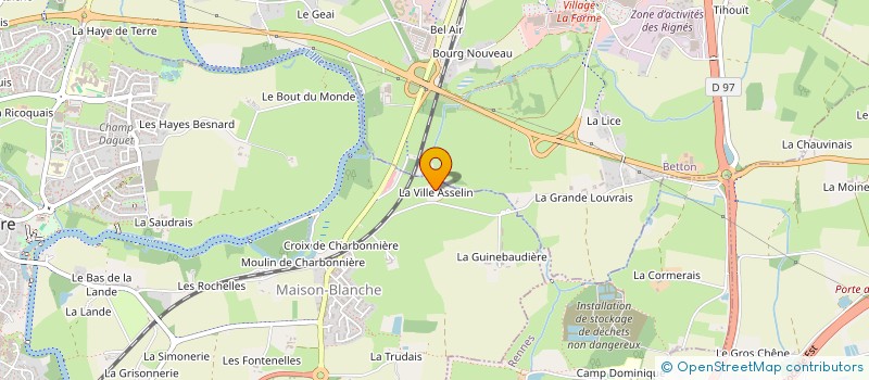 localisation de l'entreprise OEIL INVEST  SAINT-GREGOIRE