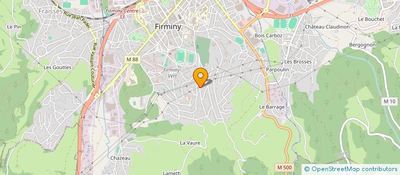 localisation de l'entreprise OEIL POUR OEIL à FIRMINY