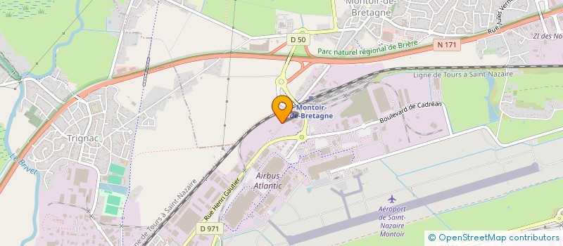 localisation de l'entreprise OEILLETS INVEST à MONTOIR-DE-BRETAGNE