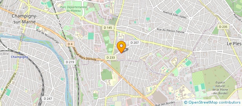 localisation de l'entreprise OEK  CHAMPIGNY-SUR-MARNE