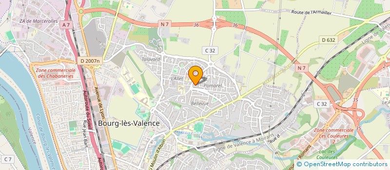 localisation de l'entreprise OELEC TANGUY à BOURG-LES-VALENCE