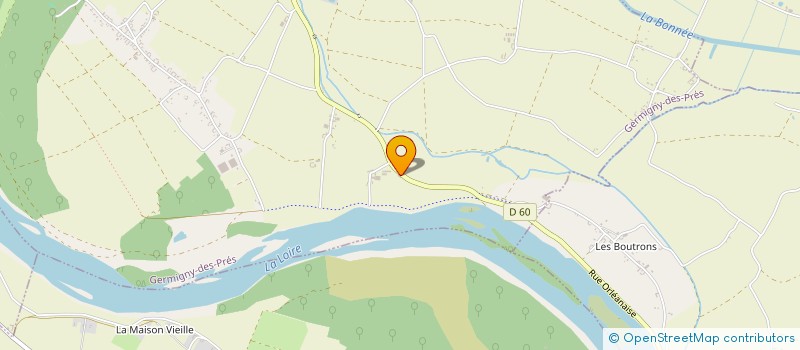 localisation de l'entreprise OELIATEC 45 à GERMIGNY-DES-PRES