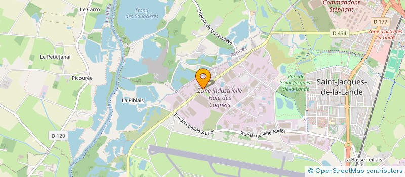 localisation de l'entreprise OELIATEC  SAINT-JACQUES-DE-LA-LANDE