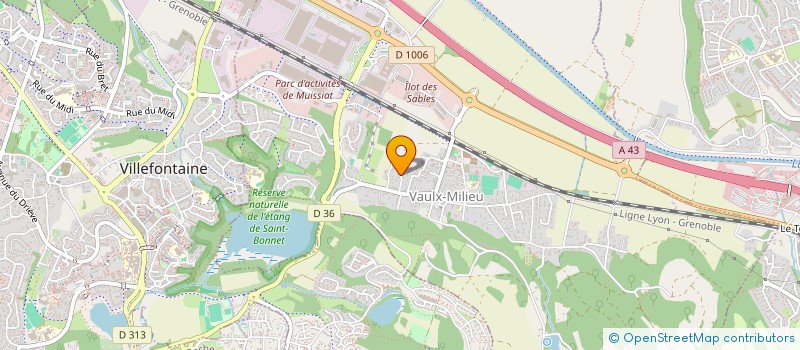 localisation de l'entreprise OELL  VAULX-MILIEU