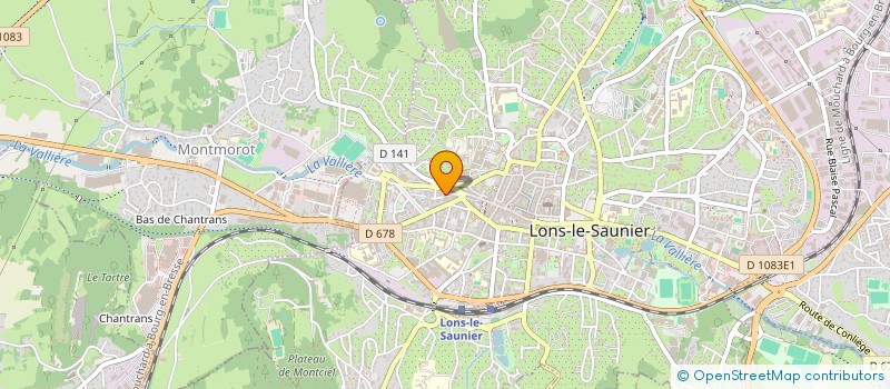 localisation de l'entreprise OENO COM  LONS-LE-SAUNIER