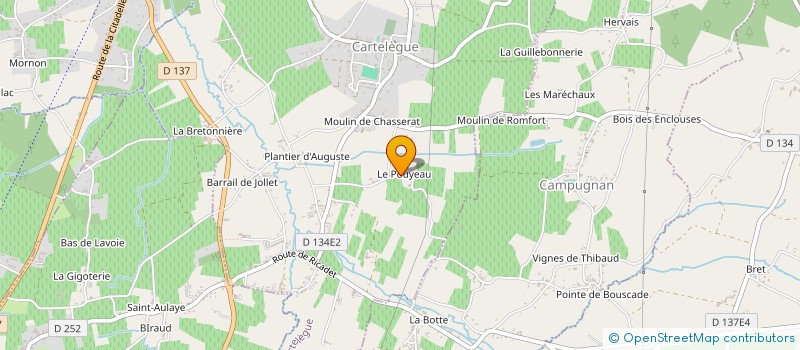 localisation de l'entreprise OENO INVEST  BERSON