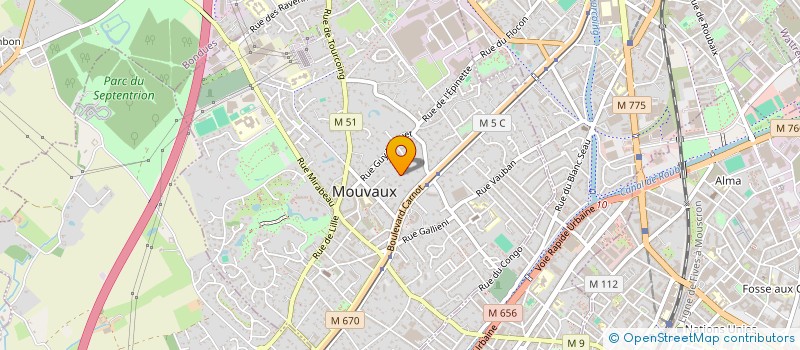 localisation de l'entreprise OENO INVEST  MOUVAUX