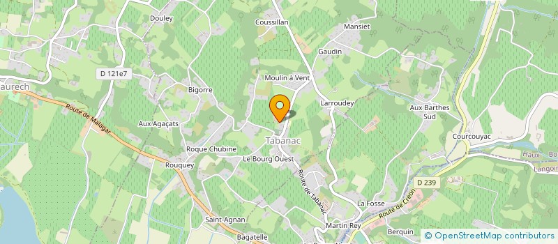localisation de l'entreprise OENO RENON  TABANAC