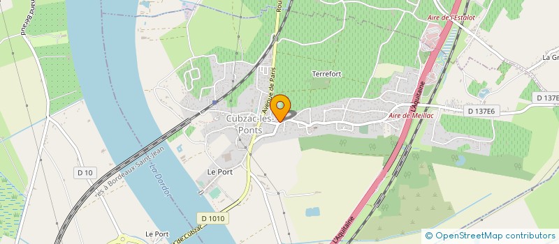 localisation de l'entreprise OENO SERVICES à PERISSAC
