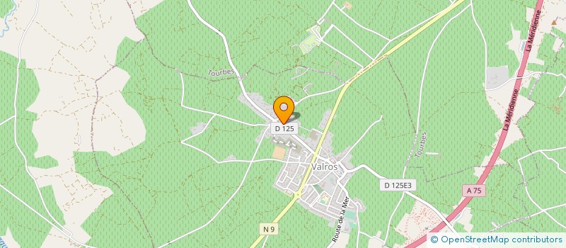 localisation de l'entreprise OENO TERRA à VALROS