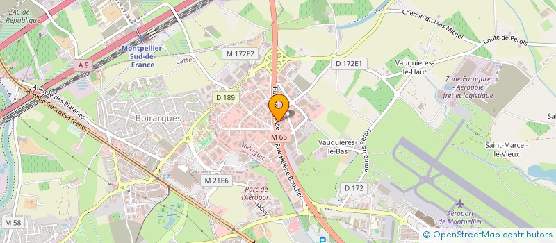 localisation de l'entreprise OENOCHENE SAS  GALLARGUES-LE-MONTUEUX