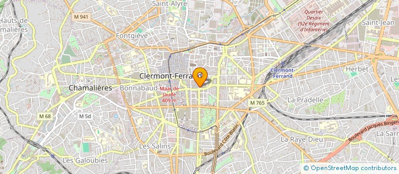 localisation de l'entreprise OENOFEEL  CLERMONT-FERRAND