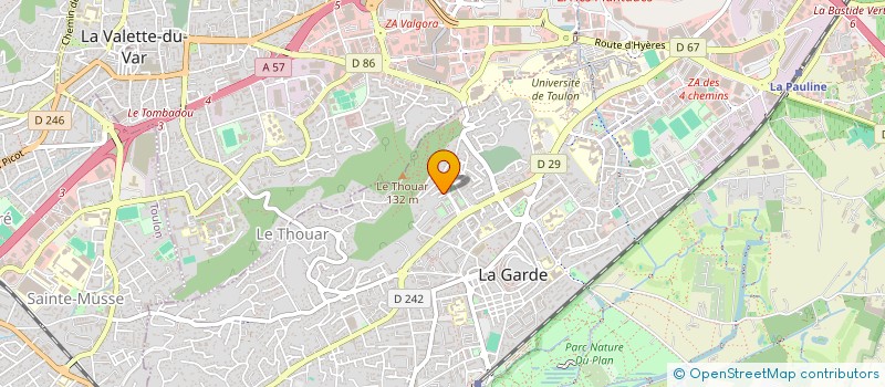 localisation de l'entreprise OENOGENIUS à LA GARDE